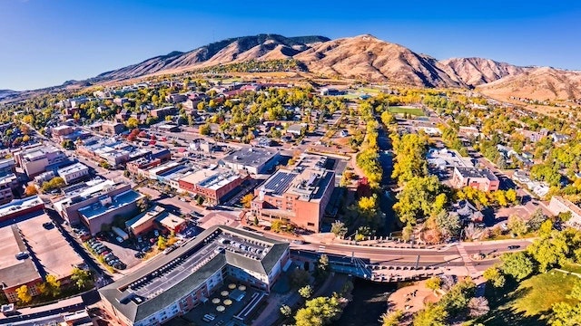 aerial view of Golden