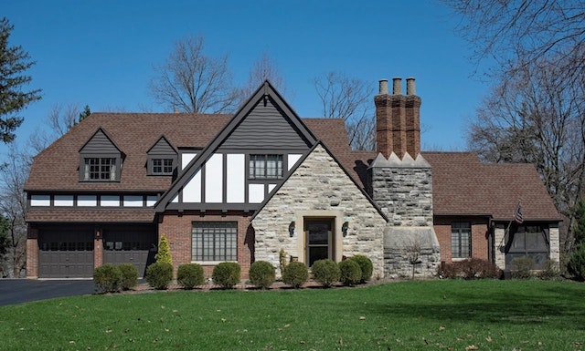 tudor style home in Virginia
