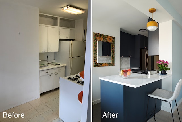 before and after by Block Renovation